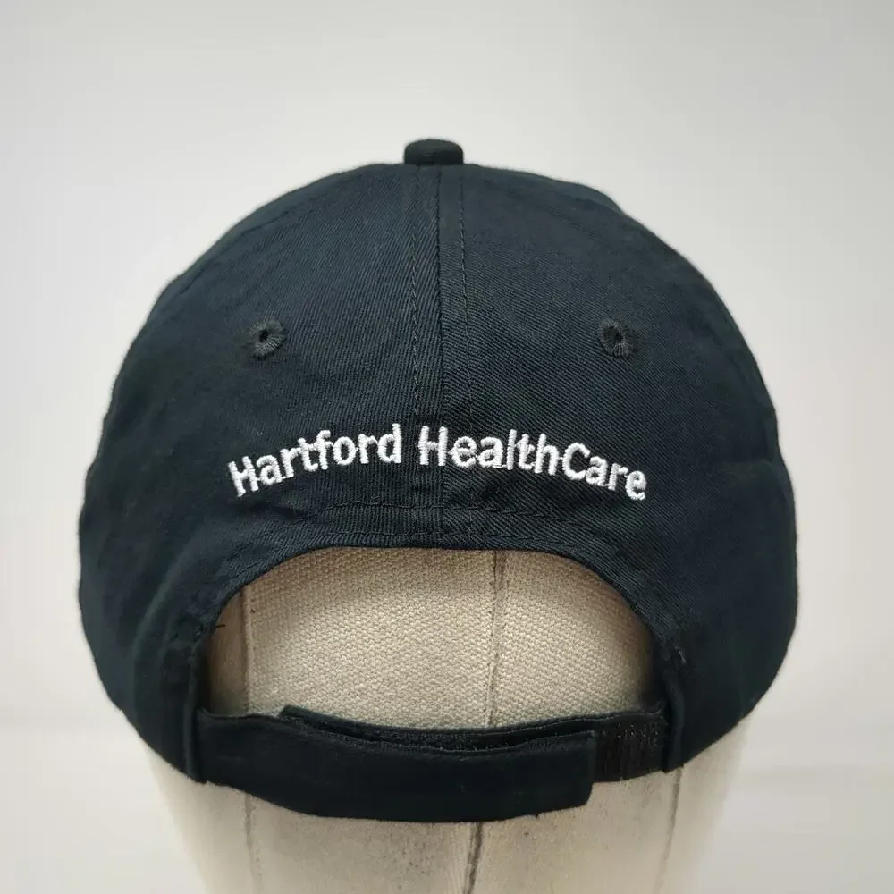 Cap America Black One Size Baseball Cap Hartford HealthCare Charlotte Strong Hat